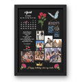 Personalized Viral Photo Collage With Calendar Date & Message- Customizable for Any Special Occasion