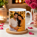 Personalized Photo Coffee Mug – Custom Couple Picture Printed Mug Gift