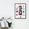 Cherish Every Precious Moment with Our Personalized Newborn Baby Collage Photo Frame - Capture the Memories Forever!